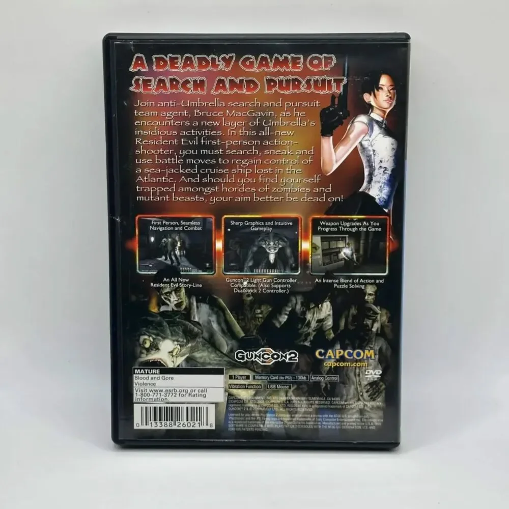 Resident Evil: Dead Aim (Sony PlayStation 2, 2003) PS2 CIB Mint